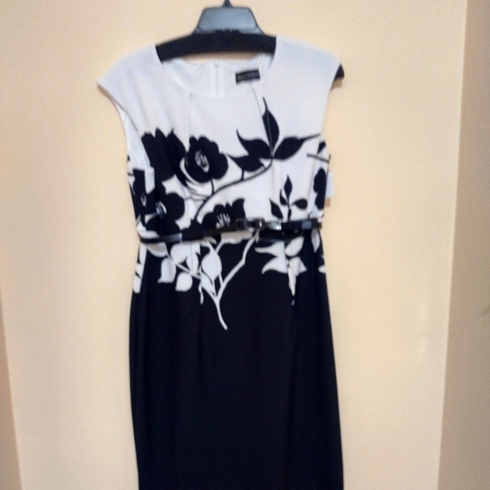 Petite, Dress with belt, Spring